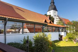 Unsere Sonnenterasse mit Wintergarten