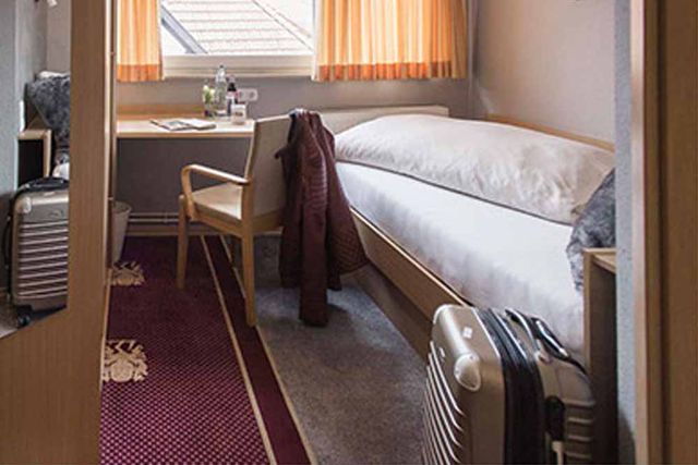 Unser Einzelzimmer Bett